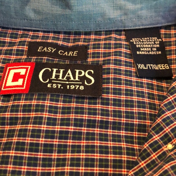 Chaps Shirts Mens Chaps Xxl Shirt Poshmark
